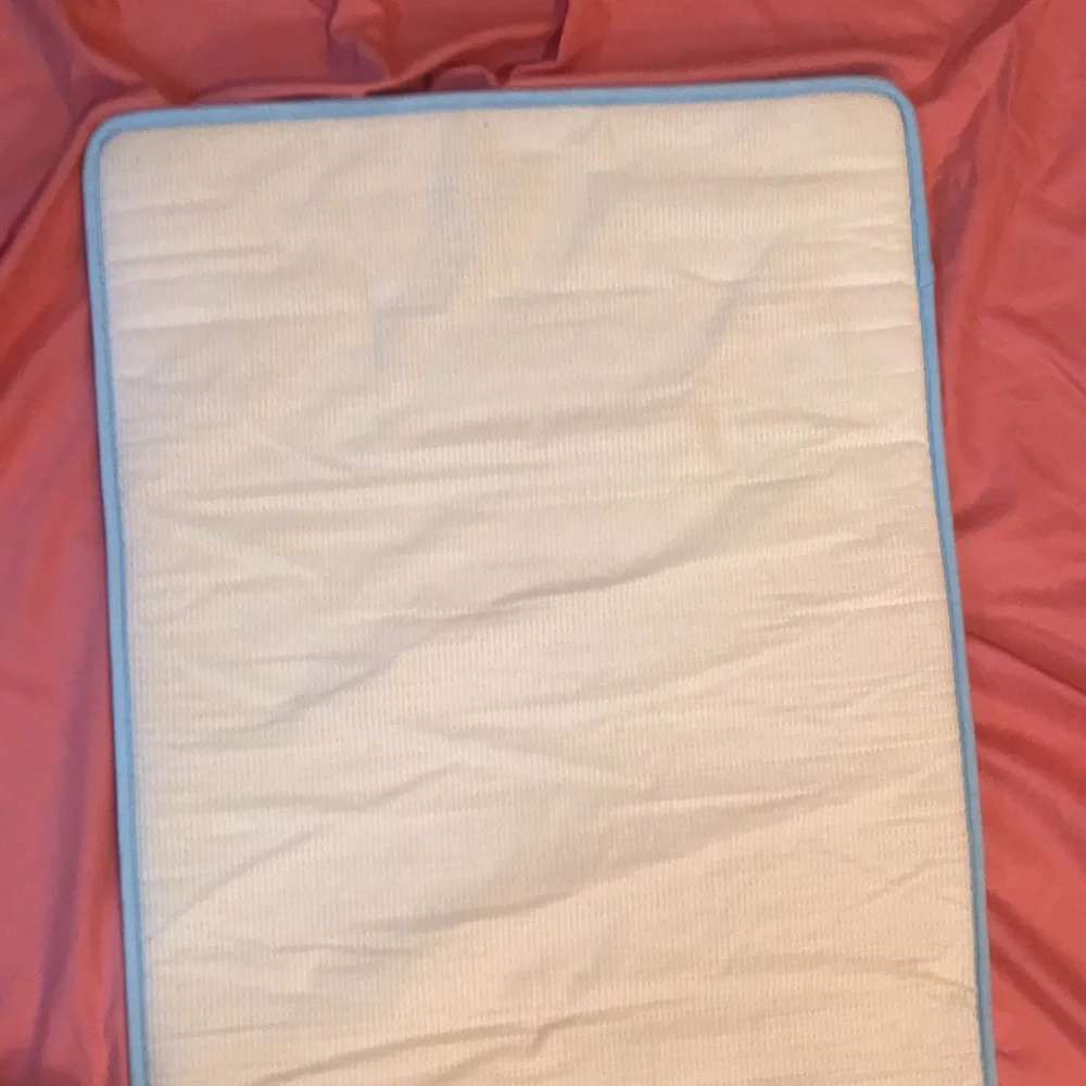 Mohawk Rug Powder Blue Mohawk Memory Foam Bath Rug  22”x 58”